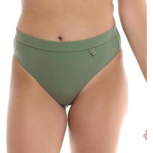 image:imageBody Glove Womens Smoothies Marlee Solid High Waist Solid Bikini Bottom SwimsuitSmoothie Cactus