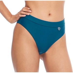 image:imageBody Glove Womens Smoothies Marlee Solid High Waist Solid Bikini Bottom SwimsuitSmoothie Prussian