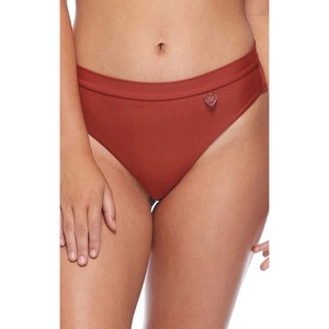 image:imageBody Glove Womens Smoothies Marlee Solid High Waist Solid Bikini Bottom SwimsuitSmoothie Spice