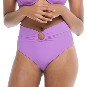 image:imageBody Glove Womens Smoothies Woodstock Solid High Rise Bikini Bottom SwimsuitBikini BottomsAkebi