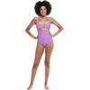 image:imageBody Glove Womens Smoothies Eli Solid One Piece Swimsuit with VWire NecklineAkebi