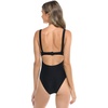 image:imageBody Glove Womens Smoothies Eli Solid One Piece Swimsuit with VWire NecklineBlack
