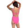 image:imageBody Glove Womens Smoothies Eli Solid One Piece Swimsuit with VWire NecklineBubble Gum