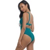 image:imageBody Glove Womens Smoothies Eli Solid One Piece Swimsuit with VWire NecklineKingfisher