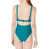 image:imageBody Glove Womens Smoothies Eli Solid One Piece Swimsuit with VWire NecklineKingfisher