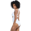 image:imageBody Glove Womens Smoothies Eli Solid One Piece Swimsuit with VWire NecklineSnow