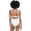 image:imageBody Glove Womens Smoothies Eli Solid One Piece Swimsuit with VWire NecklineSnow