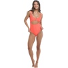 image:imageBody Glove Womens Smoothies Eli Solid One Piece Swimsuit with VWire NecklineSunset