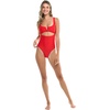 image:imageBody Glove Womens Smoothies Eli Solid One Piece Swimsuit with VWire NecklineTrue