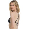image:imageBody Glove Womens Smoothies Sage Solid High Neck Bikini Top Swimsuit with 2Way Tie BackBlack