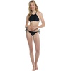image:imageBody Glove Womens Smoothies Sage Solid High Neck Bikini Top Swimsuit with 2Way Tie BackBlack