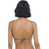 image:imageBody Glove Womens Smoothies Sage Solid High Neck Bikini Top Swimsuit with 2Way Tie BackCactus
