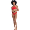 image:imageBody Glove Womens Smoothies Sage Solid High Neck Bikini Top Swimsuit with 2Way Tie BackTrue